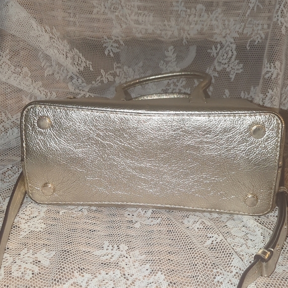 Kate Spade Metallic Gold Tote / Crossbody Bag ✨ - Picture 4 of 8